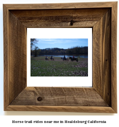 horse trail rides near me in Healdsburg, California